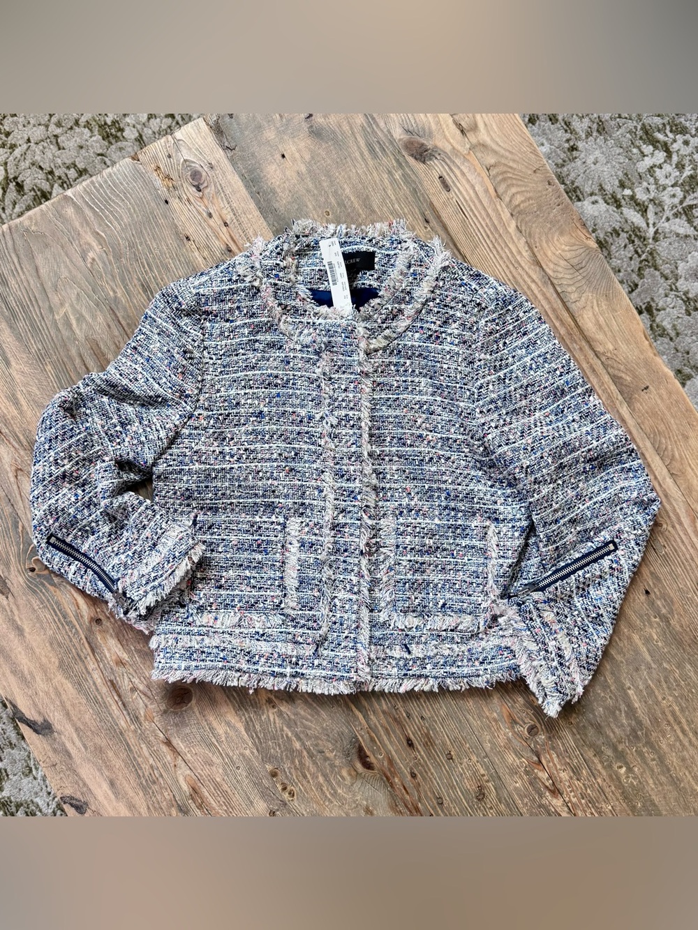 NWT--JCrew Multicolor Tweed Blazer